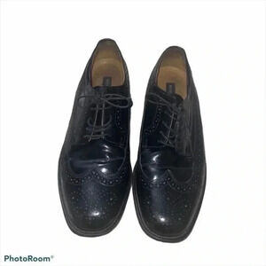 Bostonian luxe men’s oxfords shoes black 10.5
